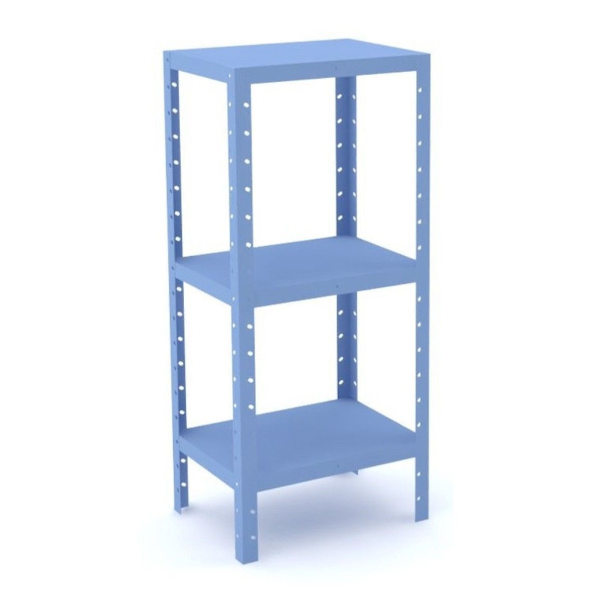 Estante de aço Modular 03 prateleiras - Medindo:0,91x0,40x0,30
