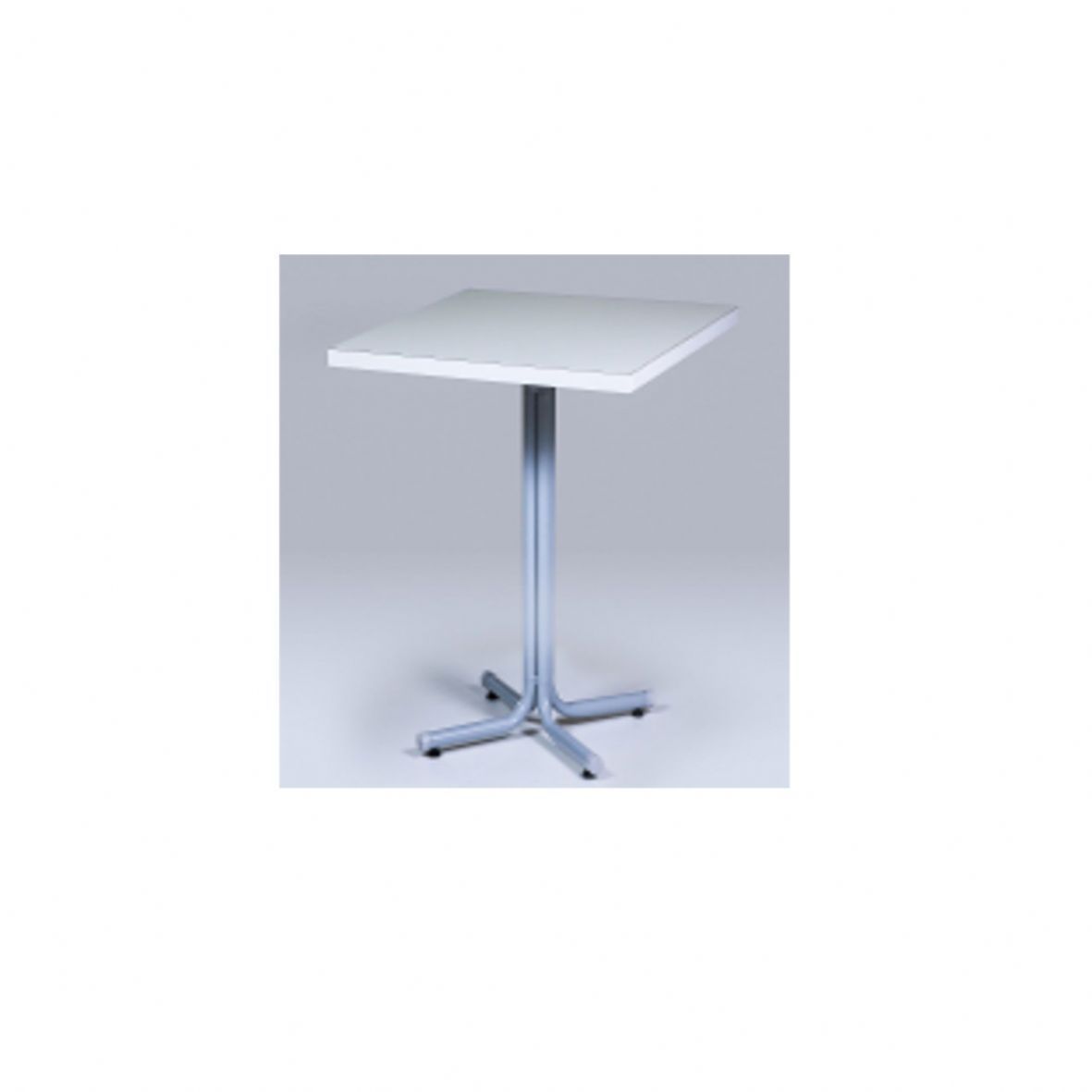 Mesa Refeitório Quadrada 0,80x0,80x0,75