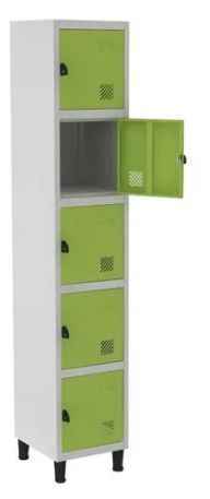 ROUPEIRO DE AÇO 05 PORTAS - 1/5 - FIT