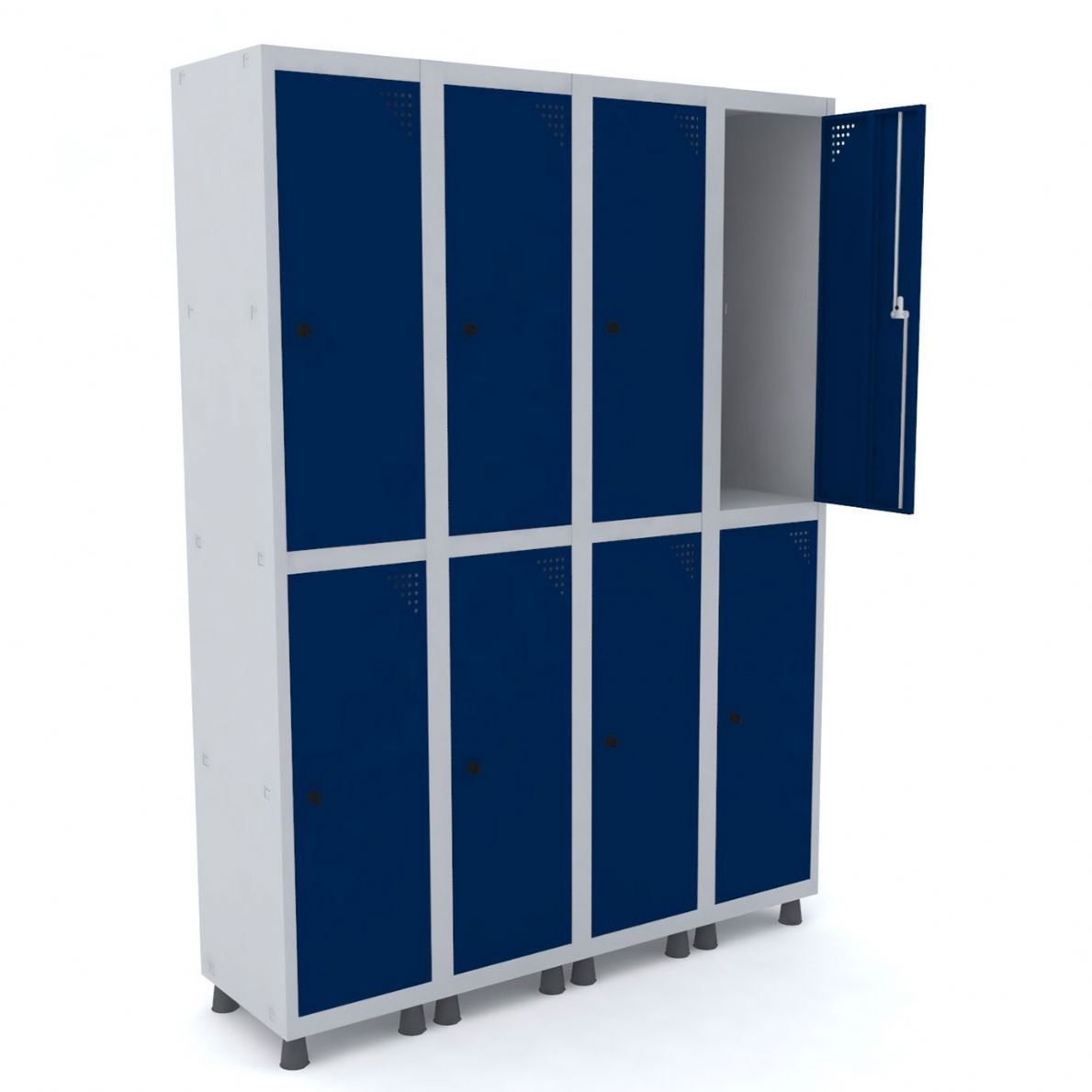 ROUPEIRO DE AÇO 08 PORTAS - 4/8 - FIT