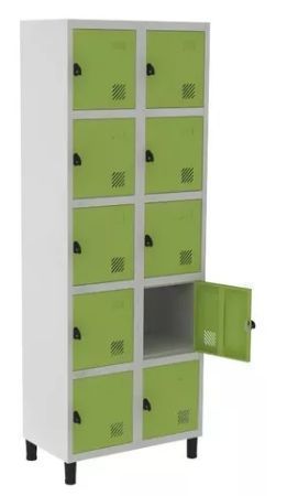 ROUPEIRO DE AÇO 10 PORTAS - 2/10 - FIT