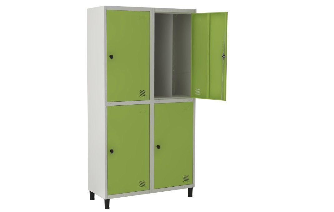 ROUPEIRO INSALUBRE 04 portas com divisão vertical EURO