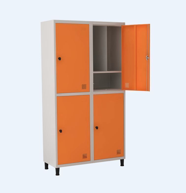 ROUPEIRO INSALUBRE 04 portas com Sapateira EURO